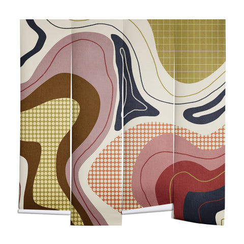 Viviana Gonzalez Retro Fusion 02 Wall Mural