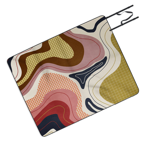 Viviana Gonzalez Retro Fusion 02 Picnic Blanket