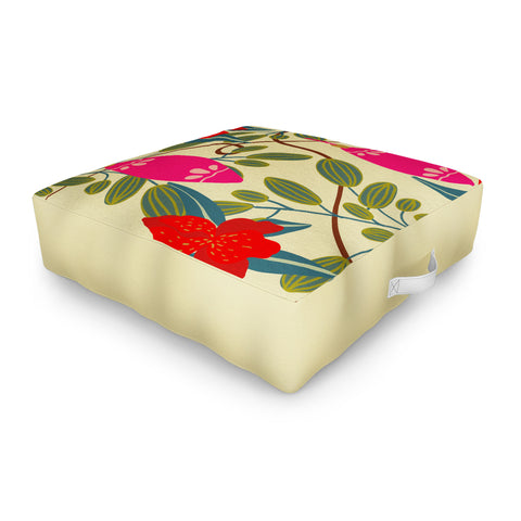 Viviana Gonzalez Retro kitsch 01 Outdoor Floor Cushion