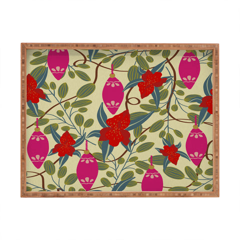 Viviana Gonzalez Retro kitsch 01 Rectangular Tray