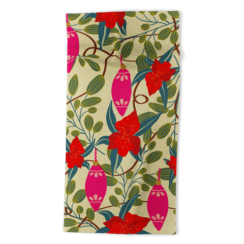 Viviana Gonzalez Retro kitsch 01 Beach Towel