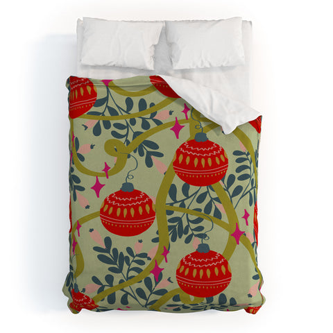 Viviana Gonzalez Retro kitsch 02 Duvet Cover
