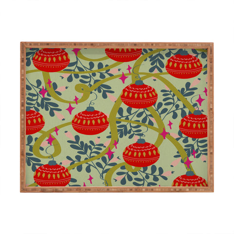 Viviana Gonzalez Retro kitsch 02 Rectangular Tray