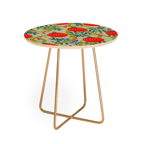Viviana Gonzalez Retro kitsch 02 Round Side Table
