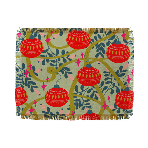 Viviana Gonzalez Retro kitsch 02 Throw Blanket