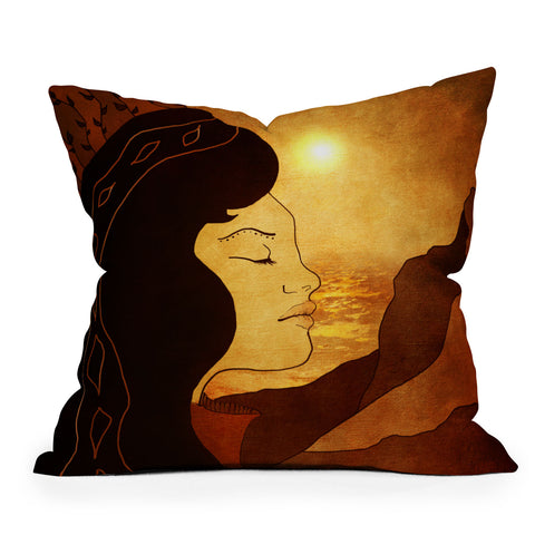 Viviana Gonzalez Song of December Outdoor Throw Pillow