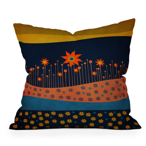 Viviana Gonzalez Spring Energy Outdoor Throw Pillow
