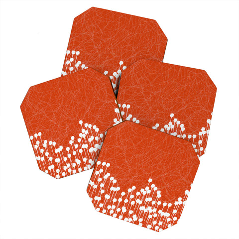 Viviana Gonzalez Summer abstract 02 Coaster Set