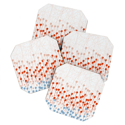 Viviana Gonzalez Summer abstract 03 Coaster Set