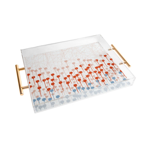 Viviana Gonzalez Summer abstract 03 Acrylic Tray