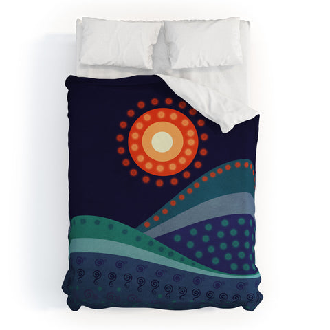 Viviana Gonzalez Summer Night Duvet Cover