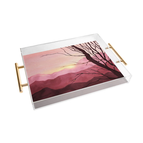 Viviana Gonzalez Sunset and Landscape Acrylic Tray