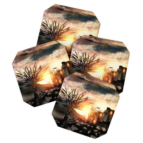 Viviana Gonzalez Tales of Halloween II Coaster Set