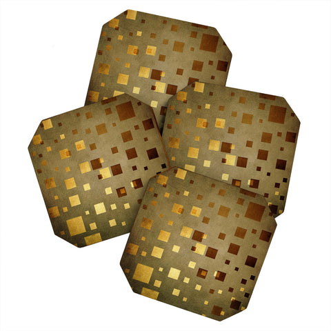 Viviana Gonzalez Textures Abstract 1 Coaster Set