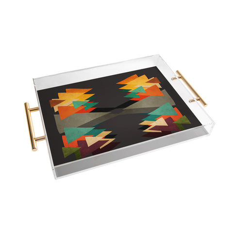 Viviana Gonzalez Textures Abstract 16 Acrylic Tray
