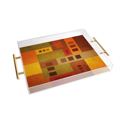 Viviana Gonzalez Textures Abstract 17 Acrylic Tray