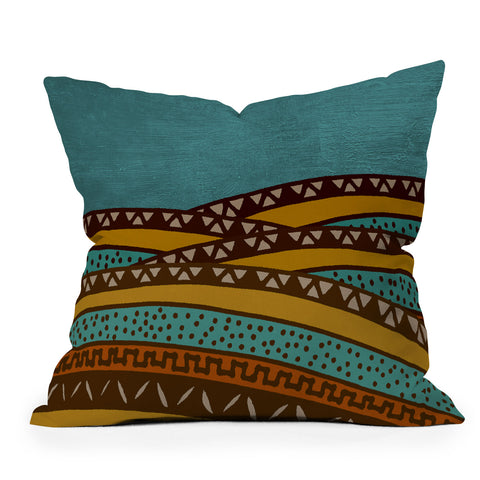 Viviana Gonzalez Textures Abstract 9 Outdoor Throw Pillow