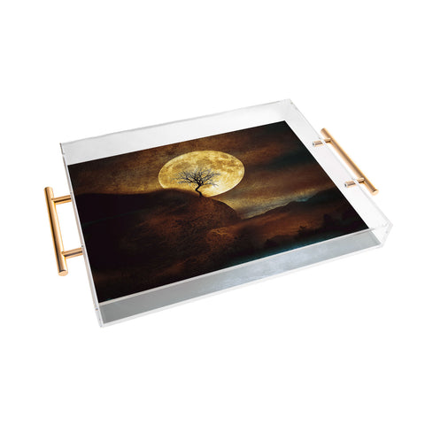 Viviana Gonzalez The Moon and the Tree Acrylic Tray