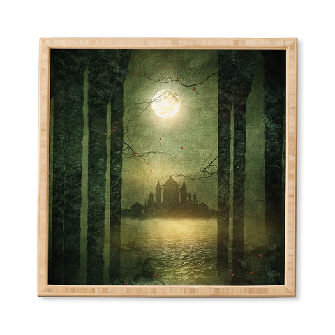 Viviana Gonzalez The moon is singing Framed Wall Art