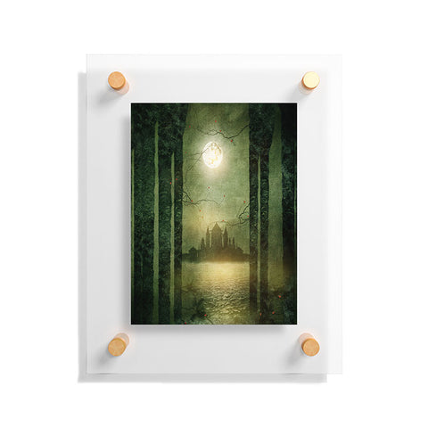 Viviana Gonzalez The moon is singing Floating Acrylic Print