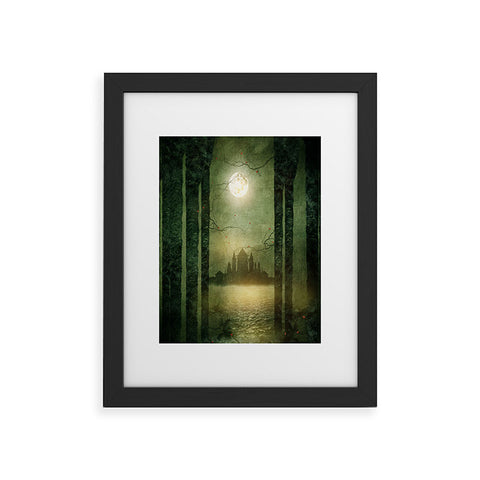 Viviana Gonzalez The moon is singing Framed Art Print