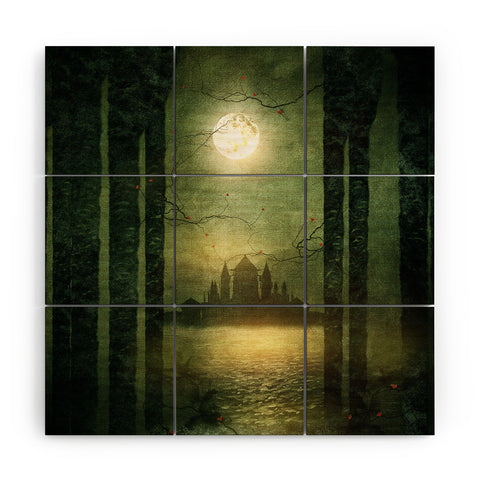Viviana Gonzalez The moon is singing Wood Wall Mural