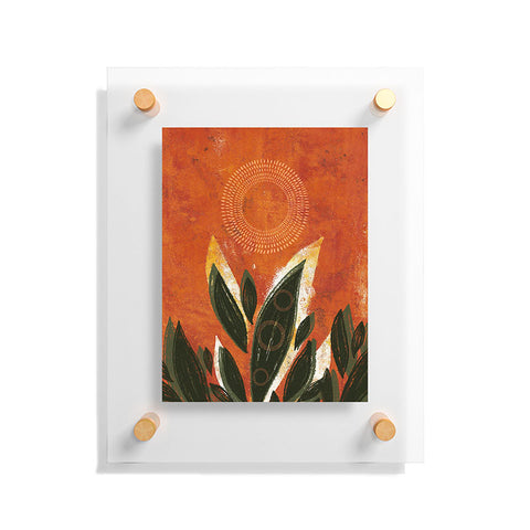 Viviana Gonzalez Tropical Boho Leaves 02 Floating Acrylic Print