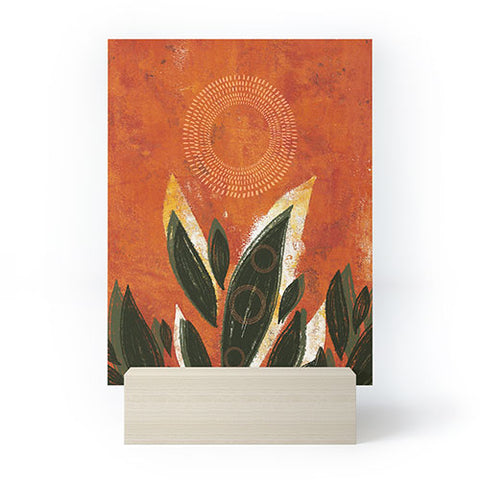 Viviana Gonzalez Tropical Boho Leaves 02 Mini Art Print
