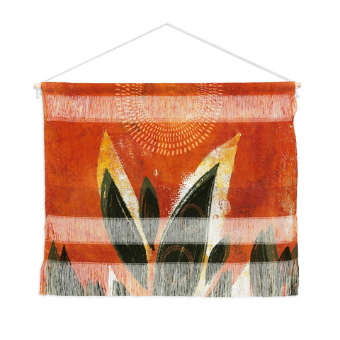 Viviana Gonzalez Tropical Boho Leaves 02 Wall Hanging Landscape