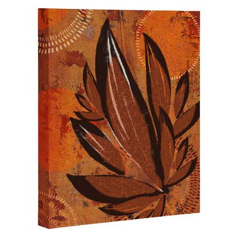Viviana Gonzalez Tropical Boho Leaves Art Canvas