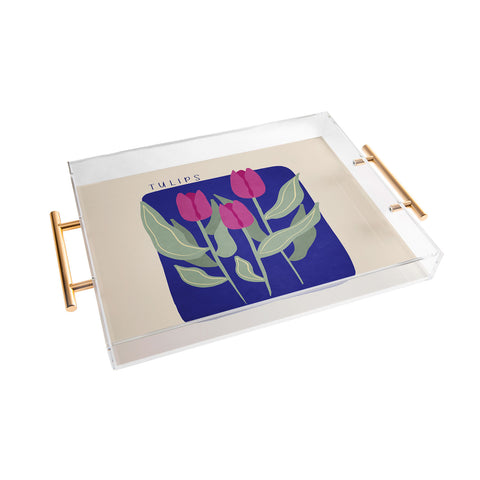 Viviana Gonzalez Tulips 03 Acrylic Tray