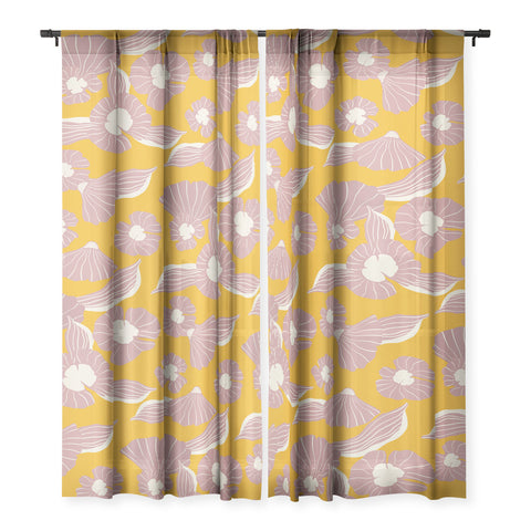 Viviana Gonzalez Vintage Flowers day Sheer Non Repeat