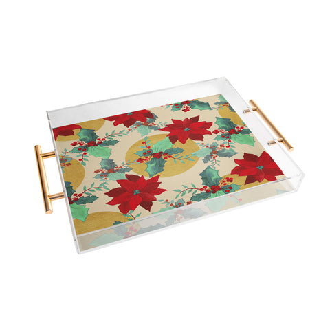 Viviana Gonzalez Vintage Holiday 1 Acrylic Tray