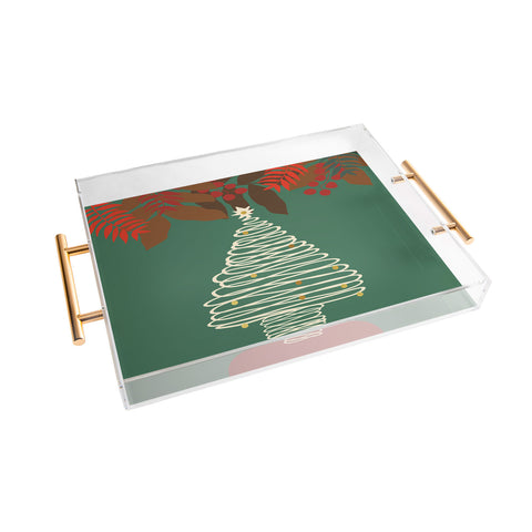 Viviana Gonzalez Vintage holiday Acrylic Tray