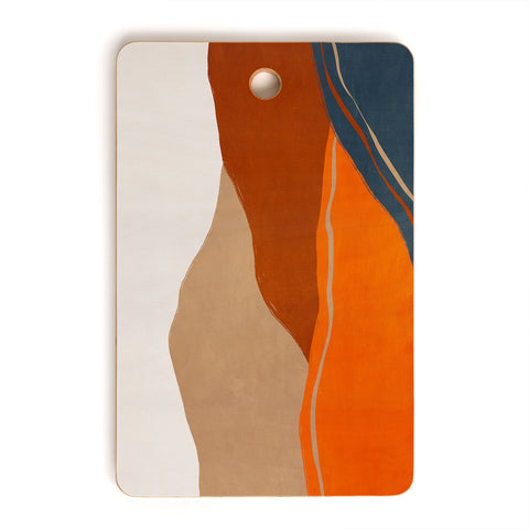 Viviana Gonzalez Vintage Minimal Mountains 2 Cutting Board Rectangle