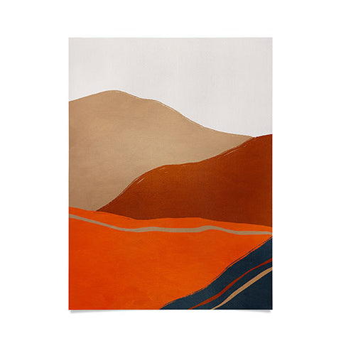 Viviana Gonzalez Vintage Minimal Mountains 2 Poster