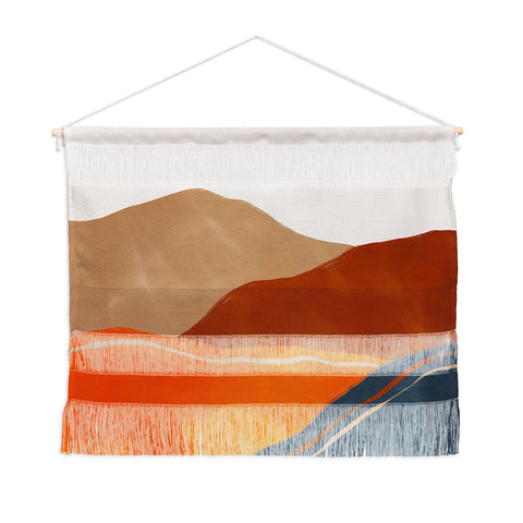 Viviana Gonzalez Vintage Minimal Mountains 2 Wall Hanging Landscape