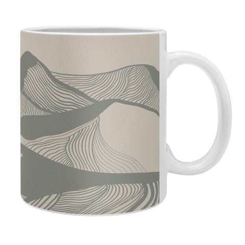 Viviana Gonzalez Vintage Mountains Line Art 04 Coffee Mug