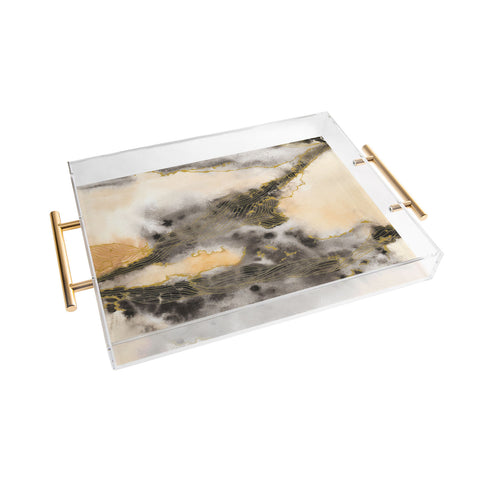 Viviana Gonzalez Watercolor love 4 Acrylic Tray