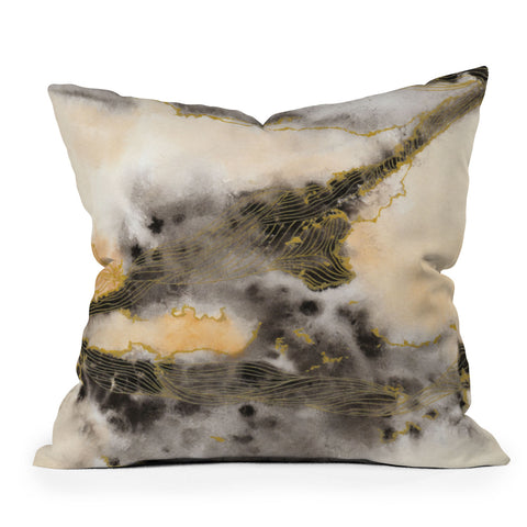 Viviana Gonzalez Watercolor love 4 Outdoor Throw Pillow