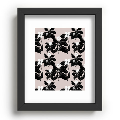 Viviana Gonzalez White WildFlowers Recessed Framing Rectangle