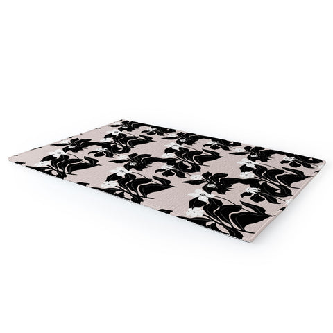 Viviana Gonzalez White WildFlowers Area Rug