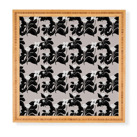 Viviana Gonzalez White WildFlowers Framed Wall Art