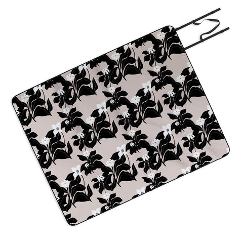 Viviana Gonzalez White WildFlowers Picnic Blanket