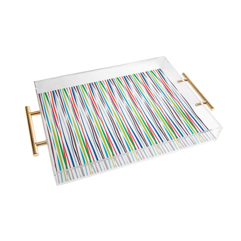 Vy La Bold Breezy Ribbons Acrylic Tray