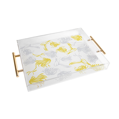 Vy La Bright Breezy Tulips Acrylic Tray