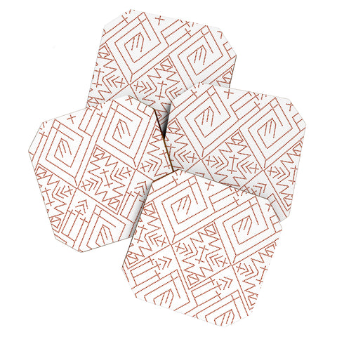 Vy La Cross Diamond Rust Coaster Set