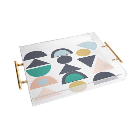 Vy La See The Shapes Pastels Acrylic Tray
