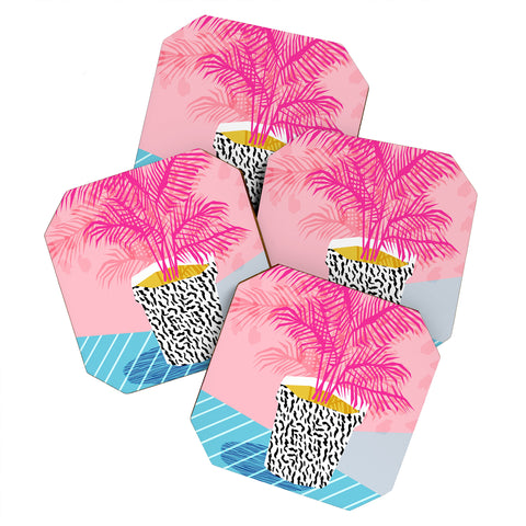 Wacka Designs No Can Do Coaster Set