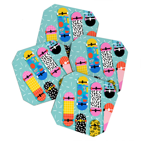 Wacka Designs Omigod 80s retro Coaster Set